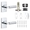 Sure-Loc Hardware Sure-Loc Hardware Levanto Privacy Rosette, Polished Chrome, Smooth Grip in Polished Chrome LV102 26 GRIP-SM 26 - alternate 2